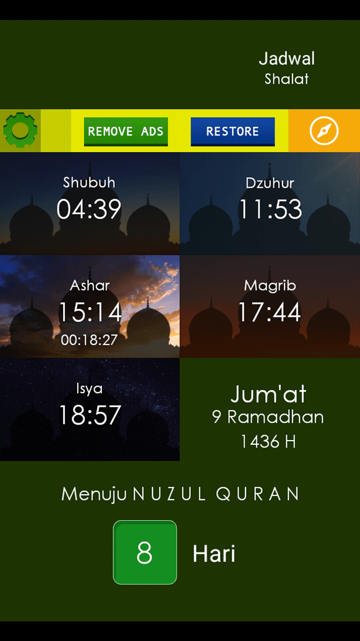 Jadwal Sholat