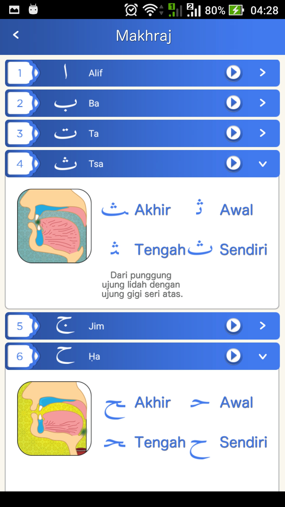 Theme Biru Putih