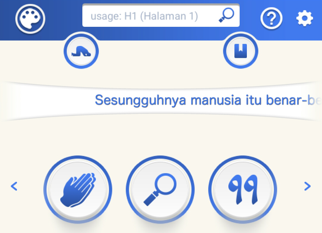 Theme Biru Putih